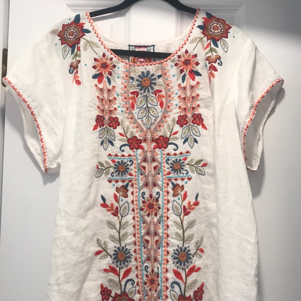 Johnny Was Mishti Linen Dress